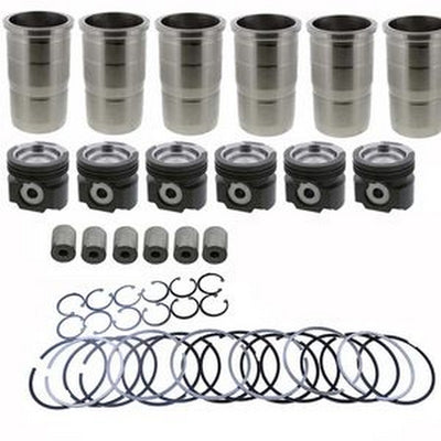 Cylinder Liner kit 21330684 for Volvo Engine D13 D13H D13J Excavator EC340DL EC350EL EC380DL EC480DL