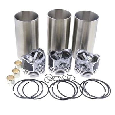 Piston and Cylinder Liner Kit for Kubota Engine D1703 - Buymachineryparts