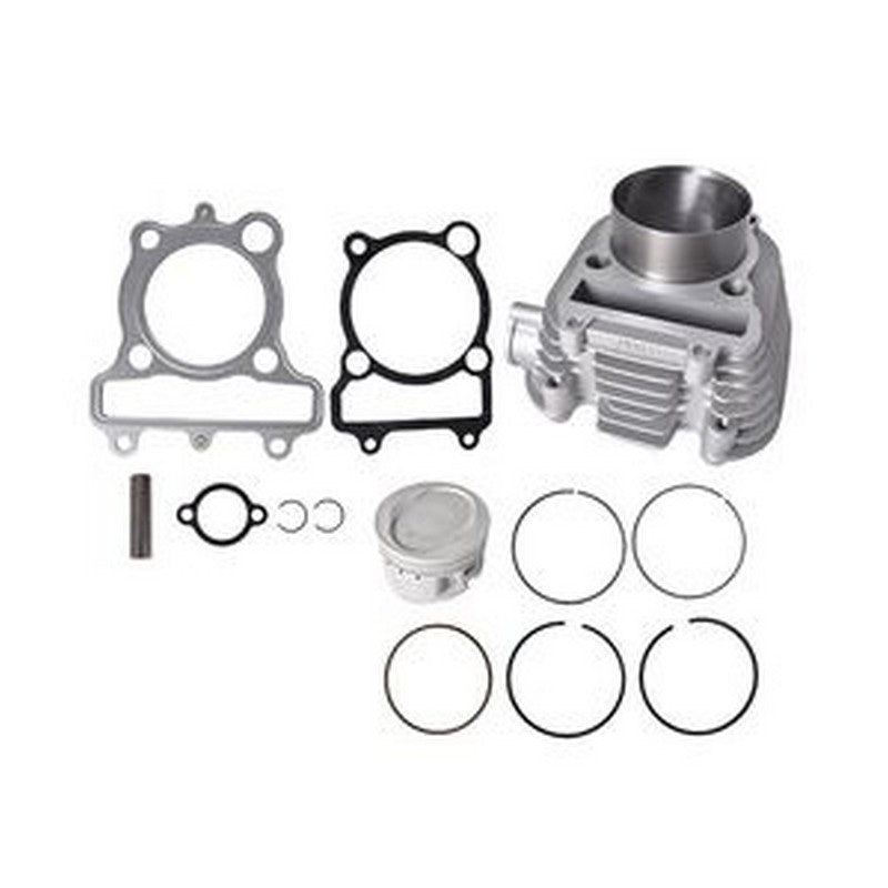 Cylinder Piston Gasket Top End Kit 4BD-11310-01-00 for Yamaha ATV Timberwolf 250 92-00 Bear Tracker 250 99-04