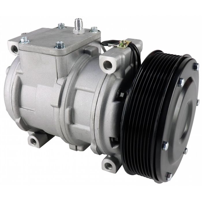 A/C Compressor SE501819 for Denso 10PA17C John Deere 844J 764 624H 844K 624J 624KR 444JR 1400 444H 444J 444K 524K 644H 644J 544H 544J 544K - Buymachineryparts