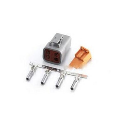 4-Pin Connector Plug Kit 1001116810 for JLG 944E-42 G6-42A G12-55A 340AJ 6036 6042 10042 10054 8042