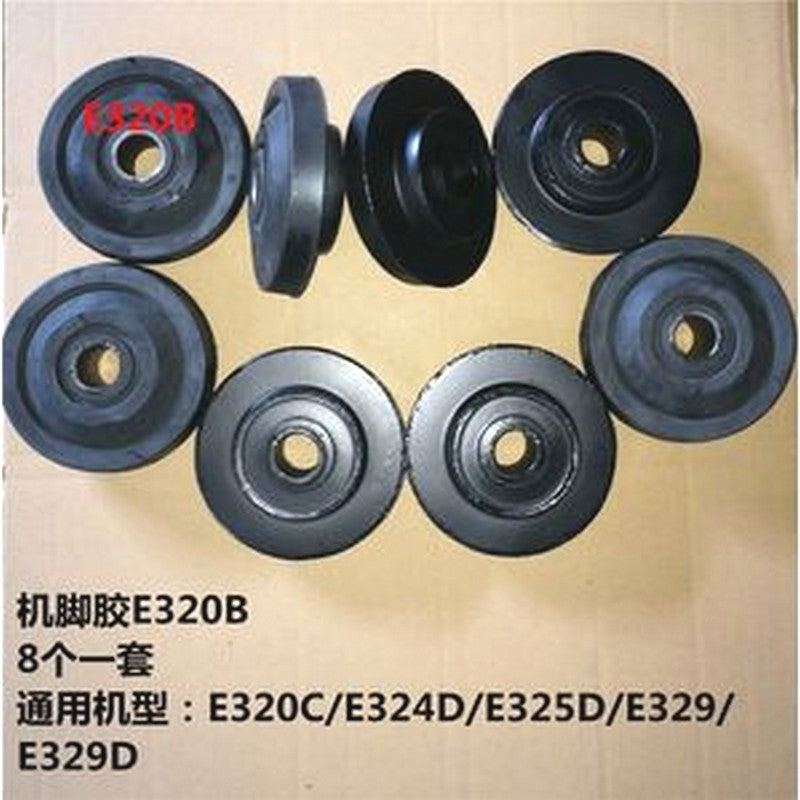For Caterpillar Excavator E329 Engine Mounting Rubber Cushion Feet Bumper