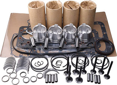 Engine V1200 Overhaul Rebuild Kit for Kubota RX245 RX275 RX2750 Loader