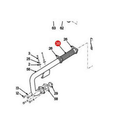 Exhaust Hose 6915352 for Bobcat Telescopic Handler T2250 T2556 T3571 - Buymachineryparts