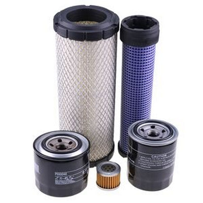 Filter Kit for John Deere Compact Excavator 35D 50D With Yanmar 3TNV88-BNHB Engine 