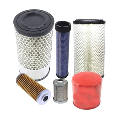 Filter Kit for Yanmar Engine 3TNE88 Takeuchi Excavator TB135