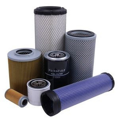 Filter Kit for Yanmar Engine 4TNV94 Hyundai Excavator R55-7 R60-7