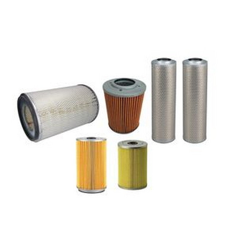 Filter Kit L4100806 L4514801 for Isuzu Engine E120 Hitachi Excavator UH121