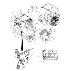 12V Sanden SD5H11 A/C Compressor 87546525 for CASE Skid Steer Loader 410 - Buymachineryparts