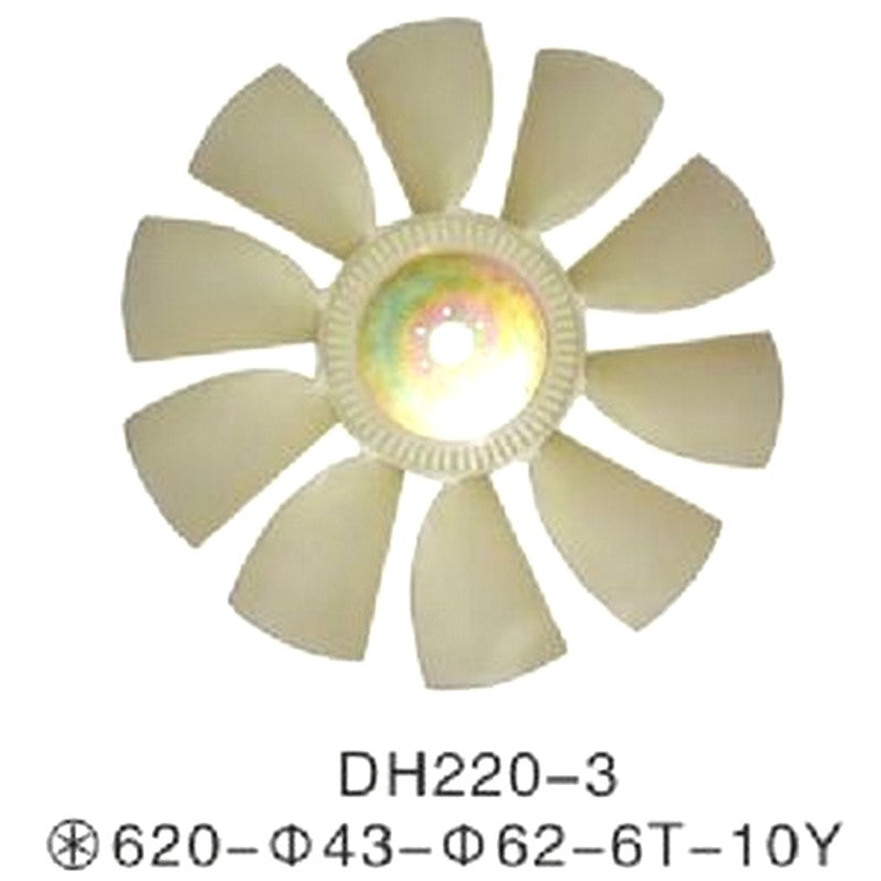 For Doosan Daewoo Excavator DH220-3 Fan Blade