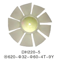 For Doosan Daewoo Excavator DH220-5 Fan Blade - Buymachineryparts