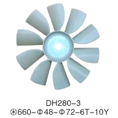 For Doosan Daewoo Excavator DH280-3 Fan Blade