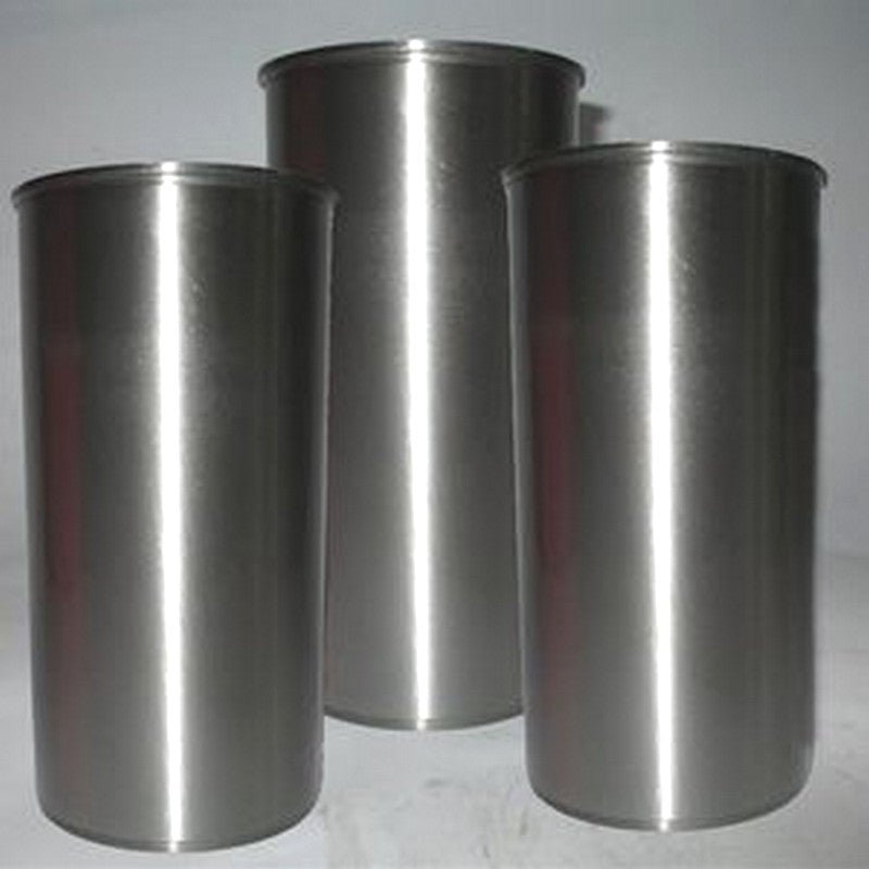 For Hitachi Excavator EX22 EX25 Isuzu Engine 3KR1 Cylinder Liner 3 Units 1 Set