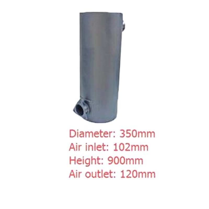 For Hitachi Excavator ZX450-3 ZX470H-3 ZX470R-3 ZX500LC-3 Engine 6WG1 Muffler Silencer 4638628