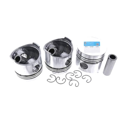 For Hitaci Excavator EX50UR Isuzu Engine 3AB1 Piston 1 set Contains Piston Pin Piston Snap