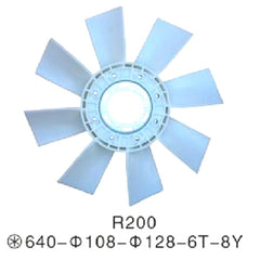 For Hyundai Excavator R200 Fan Blade