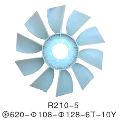 For Hyundai Excavator R210-5 Fan Blade