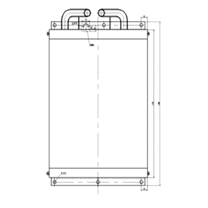 For Hyundai Excavator R455LC-7 Hydraulic Oil Cooler