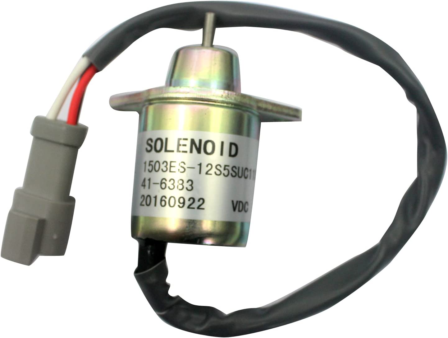 For John Deere 17D 17G 26G 27D 35D 50D 110 790 3120 4105 2025R 2032R 3032E 12V Fuel Shutoff Solenoid M810324