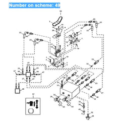 For John Deere Excavator 75D 85D 120D 135D 2454D 2954D Solenoid Valve 4609630