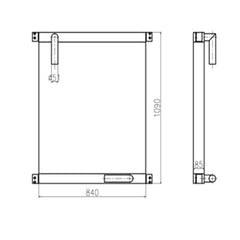 For Kobelco Excavator K912-2 K912LC-2 SK300LC-3 MD320BLC Hydraulic Oil Cooler 2452U405S2