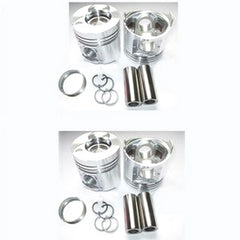 For Komatsu Backhoe WB140-2N WB150-2N Komatsu Engine 4D106 Yanmar Engine 4TNV106 Piston Kit With Ring Set YM123907-22081 YM123907-22050