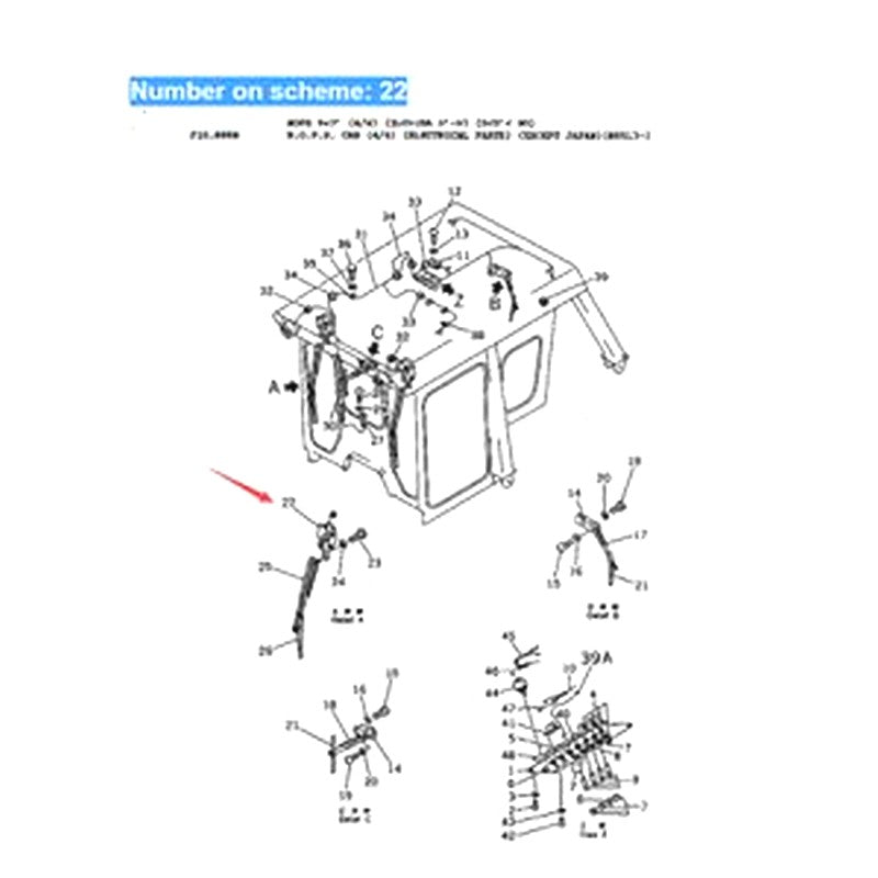 For Komatsu Bulldozer D150A-1 D155A-1 D355A-3 D355A-3X Wiper Motor 195-979-3121