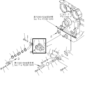 For Komatsu Bulldozer D375A-5E0 D375A_5 D475A-3 Scavenging Pump Ass'y 198-49-34100