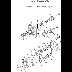 For Komatsu Bulldozer D50A-17 D50P-17 D50PL-17 D53S-16 Hydraulic Pump 704-12-38100