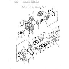 For Komatsu Bulldozer D80 D85 Hydraulic Pump 07444-66200