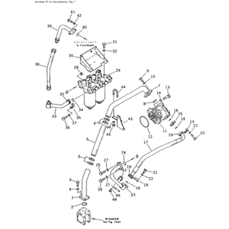 For Komatsu Compactor WF550T-3 WF550T-3D WF550T-3A WF550-3D Hydraulic Pump 705-12-38010