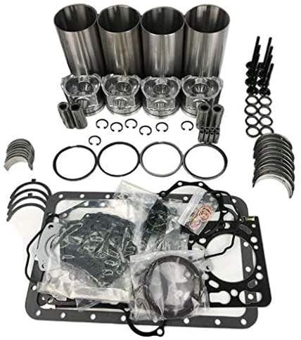For Komatsu Crawler Loader D20S-7-M D21S-7-M Yanmar 4TNE94 Komatsu 4D94E Overhaul Rebuild Kit