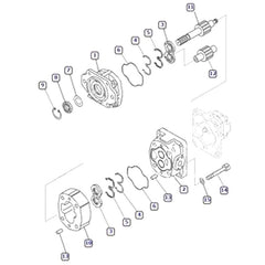 For Komatsu Dump Truck HD325-7 HD325-7R HD405-7 HD405-7R Hydraulic Pump 705-52-31250