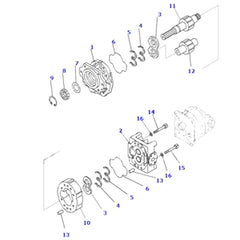 For Komatsu Dump Truck HD785-7 Hydraulic Pump 705-52-42220