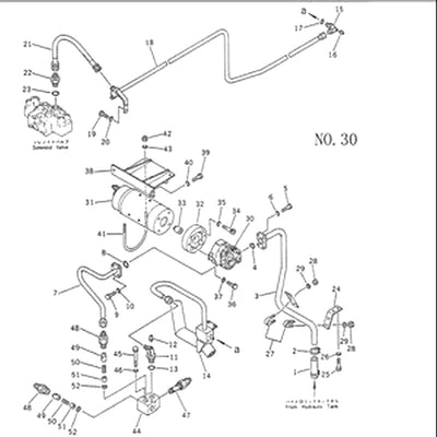 For Komatsu Excavator PC10-1 Hydraulic Pump 705-11-21010