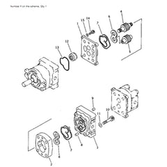 For Komatsu Excavator PC20-7 PC10-7 PC15-3 Hydraulic Pump 705-41-08070