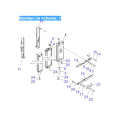 For Komatsu Excavator PC228US-3 PC228USLC-3 Water Tank Radiator ASS'Y 22U-03-22113