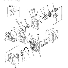 For Komatsu Excavator PC40-6 Hydraulic Pump 705-41-08010