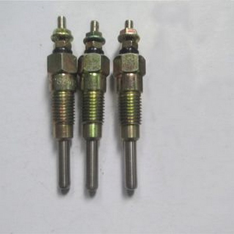 For Komatsu Excavator PC40FR-1 PC40FR-2 Yanmar Engine 3TNE88 Komatsu Engine 3D88 Glow Plug 3 Units 1 Set