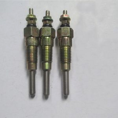 For Komatsu Excavator PC40FR-1 PC40FR-2 Yanmar Engine 3TNE88 Komatsu Engine 3D88 Glow Plug 3 Units 1 Set
