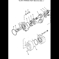 For Komatsu Wheel Loader 510-1 Hydraulic Pump 705-11-33100