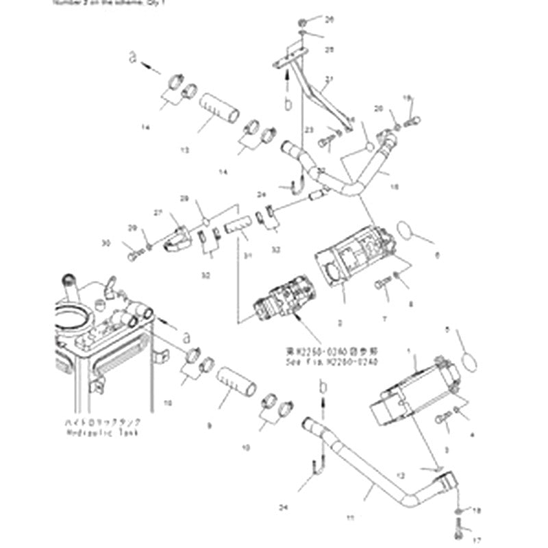 For Komatsu Wheel Loader WA380-5 WA380-5L Hydraulic Pump 705-51-30600