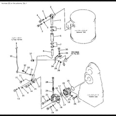 For Komatsu Wheel Loader WA400-1-A WA420-1 WA420-3 Emergency Steering Pump 704-30-34110