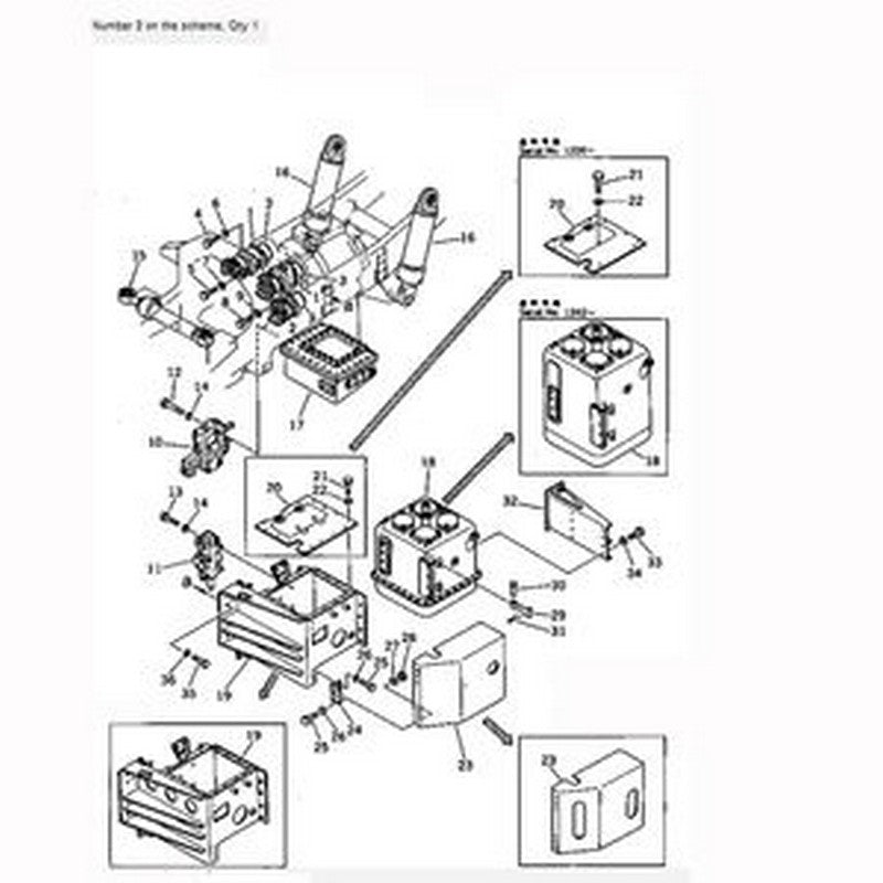 For Komatsu Wheel Loader  WA450-1 WA470-1 WA500-1 558 Steering Pump 705-12-40010