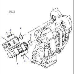 For Komatsu Wheel Loader WA470-5 Hydraulic Pump 705-51-31140