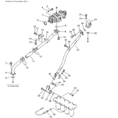 For Komatsu Wheel Loader WA700-1 WA700-1L SAR160+28+20 Pump Ass'y 705-56-43010