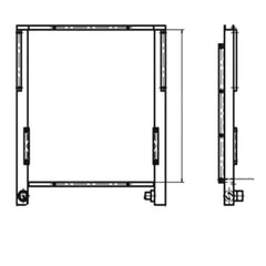 For Lonking LG6225 Hydraulic Oil Cooler