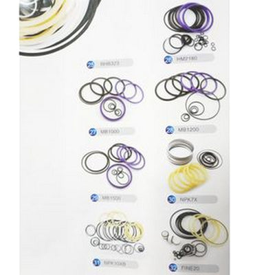 For RHB323 Hammer Breaker Cylinder Seal Kit