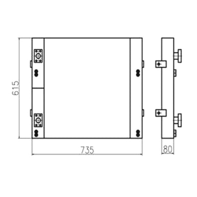 For SDLG LG6150E LG6135E LG6180 Hydraulic Oil Cooler