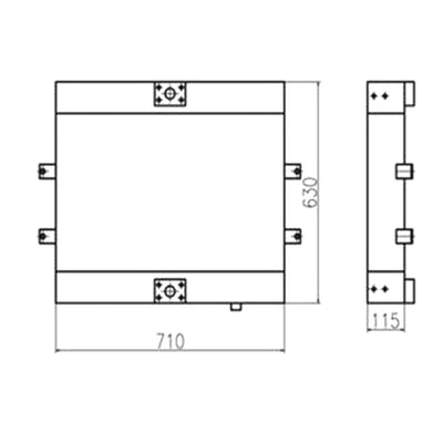 For SDLG LG6250E LG6300E Hydraulic Oil Cooler